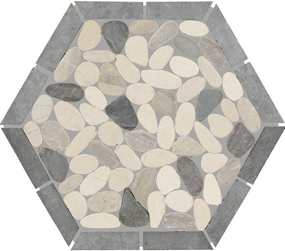 Daltile Pebble Oasis Matte - Harbor 10 " x 12" (Per Carton)