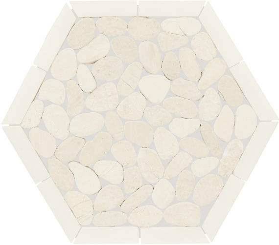 Daltile Pebble Oasis Matte - Icicle 10" x 12" (Per Carton)