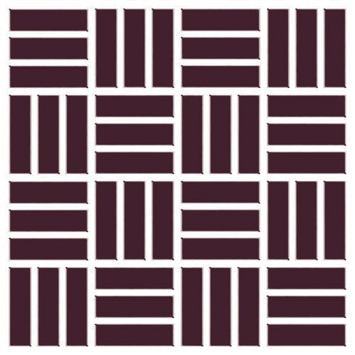 Daltile Color Wheel Mosaic - Plum Crazy 1 x 3LWMS (Per Carton)