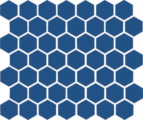 Daltile Color Wheel Mosaic - Sea Breeze 1.5 HEXMS (Per Carton)