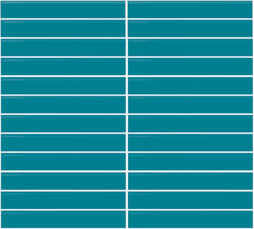 Daltile Color Wheel Mosaic - Ocean Blue 2 x 2 MS (Per Carton)