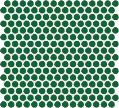 Daltile Color Wheel Mosaic Polished - Emerald POLISHED PNYRD (Per Carton)