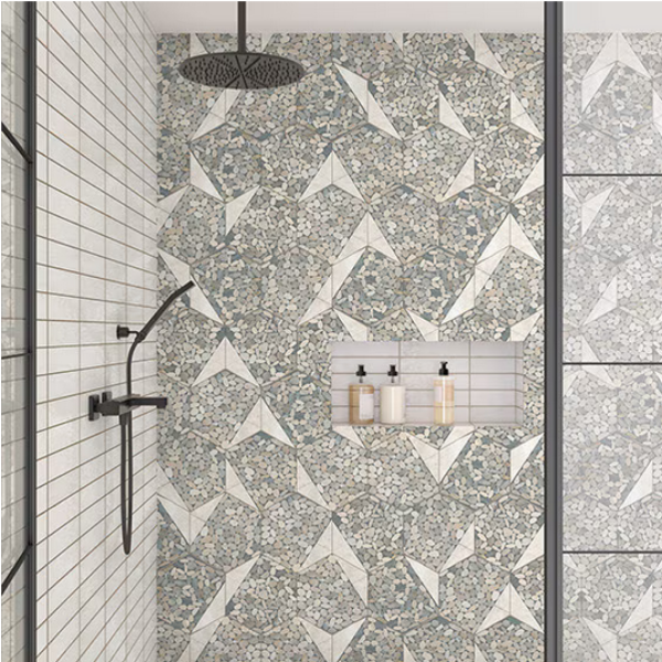 Daltile PEBBLE OASIS Matte - Coal 10" x 12" (Per Carton)