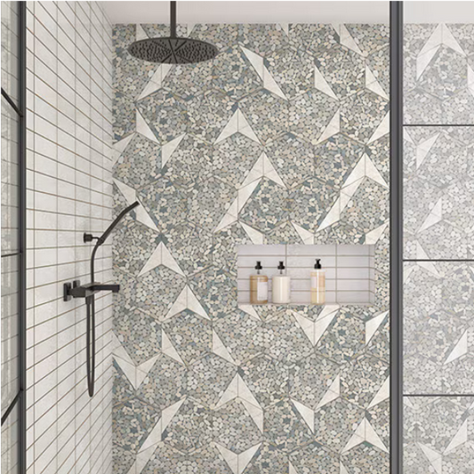 Daltile PEBBLE OASIS Matte - Coal 10" x 12" (Per Carton)