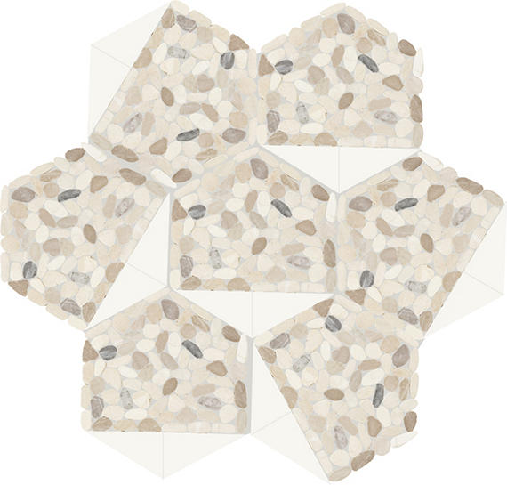 Daltile PEBBLE OASIS Matte - Seashell 10" x 12" (Per Carton)