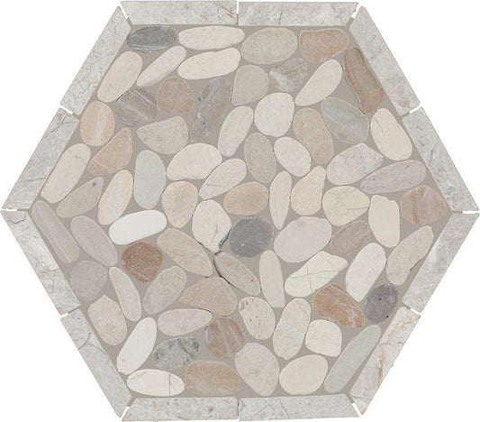 Daltile Pebble Oasis Matte - Seashell 10" x 12" (Per Carton)