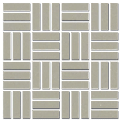 Daltile Color Wheel Mosaic - Architectural Gray 1 x 3LWMS (Per Carton)