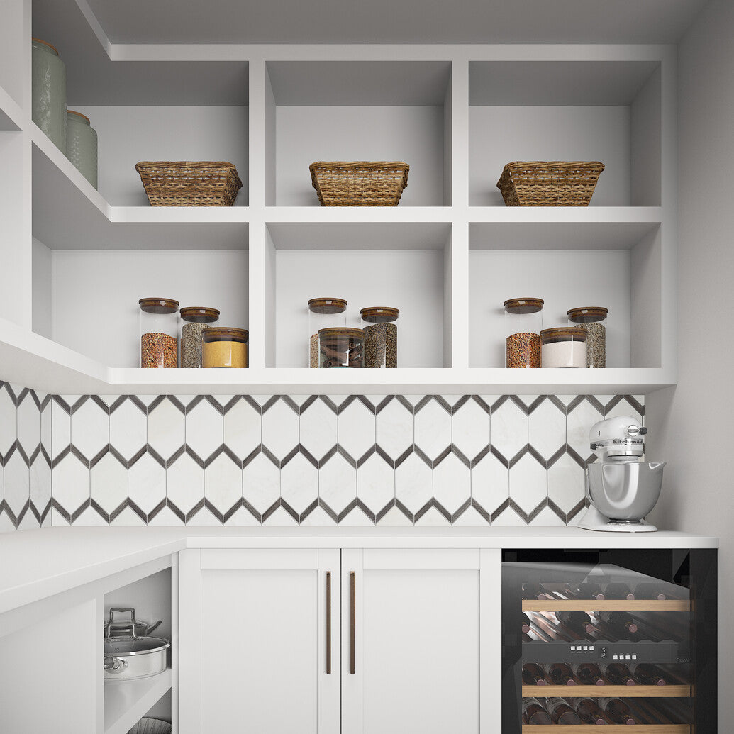 Marazzi Castellina - White & Midnight Grey #REF! (Full Pallet)