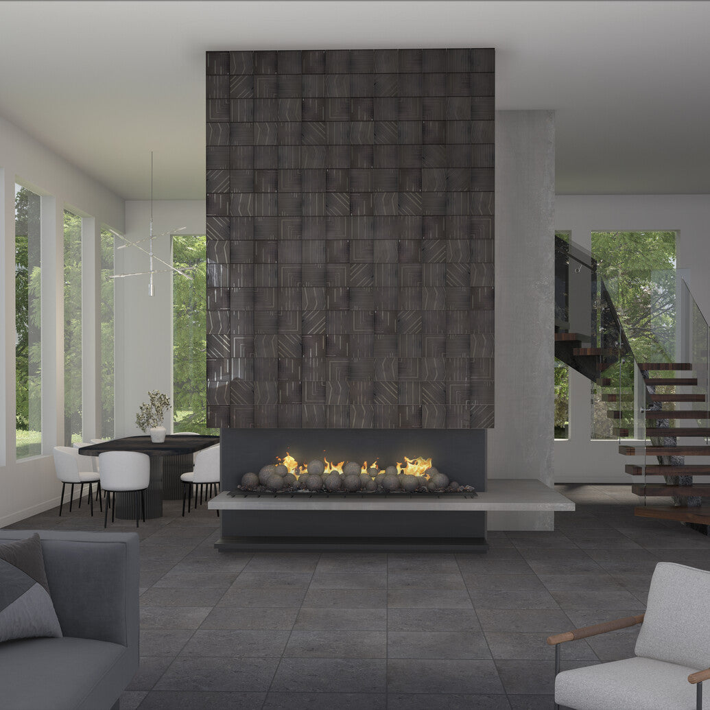 Daltile Dignitary - Governor Black POLISHED 12 x 24 (Full Pallet)