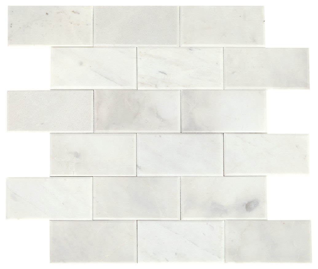 Daltile Simplystick Mosaix Polished - Stormy Mist POLISHED 2 x 4 Brick Joint (Full Pallet)