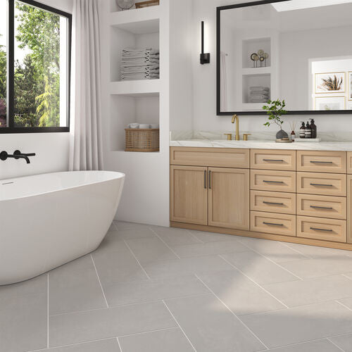 Daltile Cohesion Polished - Light Grey 12 x 24 (Full Pallet)