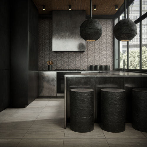 Daltile Sabbia Marmo Textured - Medium Gray 12 x 24 (Full Pallet)