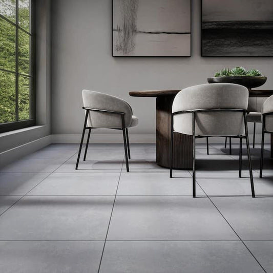 Daltile Cohesion Textured - Grey Polished 24 x 24 (Full Pallet)