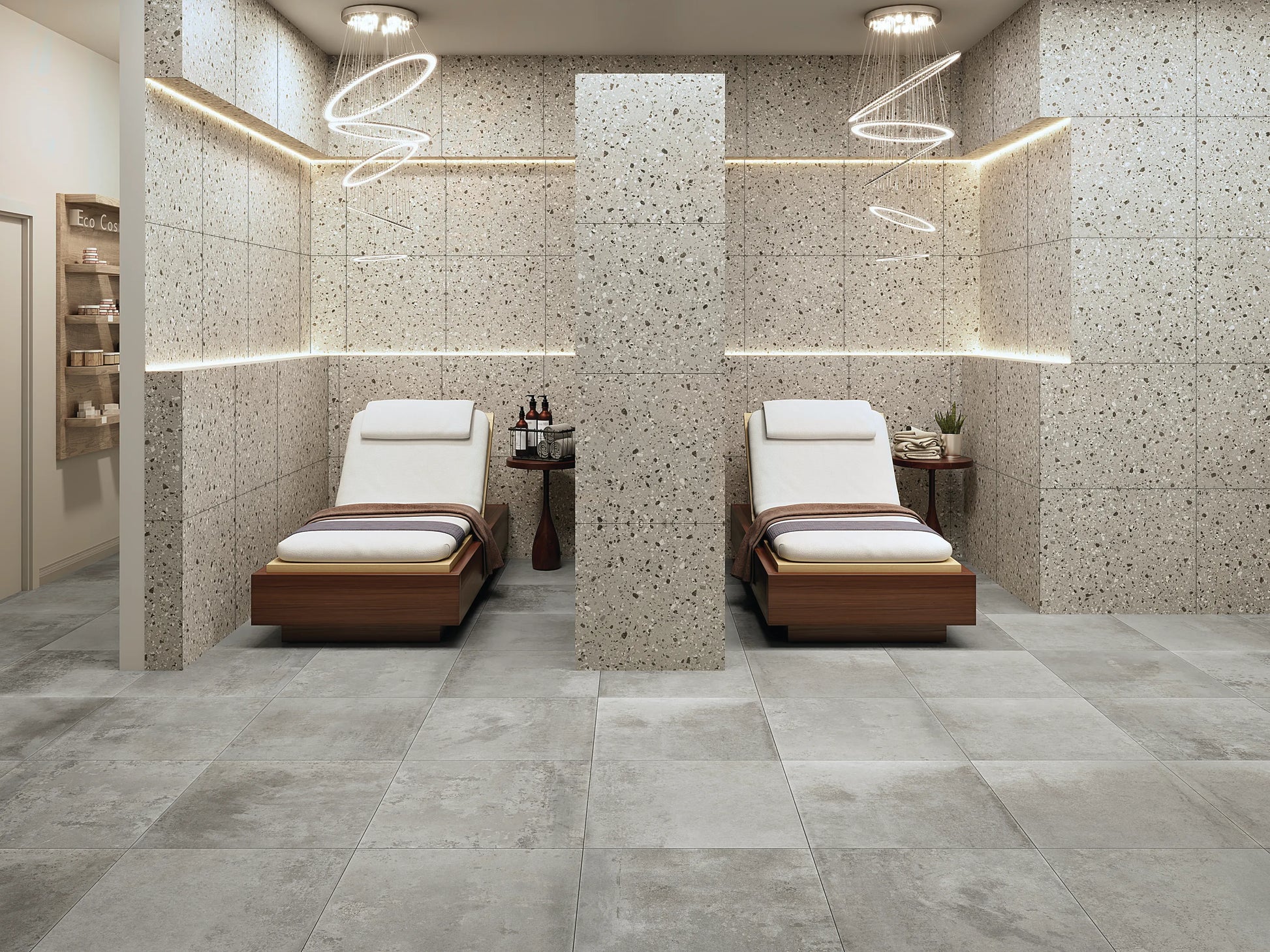 Daltile Poke Textured - Ash Flecks 24 x 24 (Full Pallet)