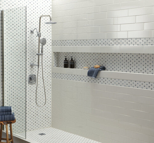 Homesourced Delfino Polished - Gen Stn Wht/Blue LINDIA (Per Carton)
