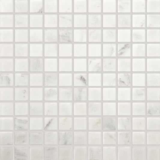 Daltile Marble - First Snow Polished 2 x 2 MS (Full Pallet)