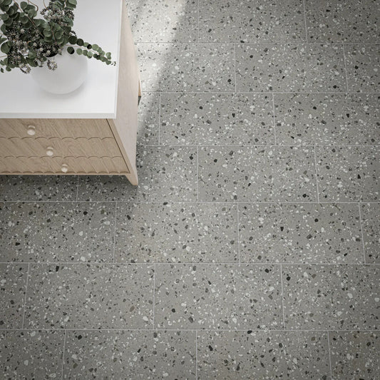 Daltile Poke Textured - Smoke Flecks 12 x 24 (Full Pallet)