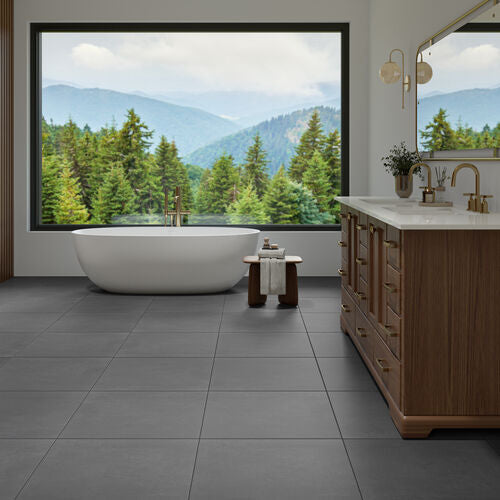 Daltile Cohesion Polished - Dark Grey POLISHED 24 x 24 (Full Pallet)