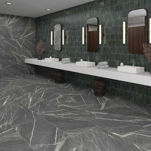 American Olean Foyer Polished - Steely POLISHED 24 X 48 (Full Pallet)