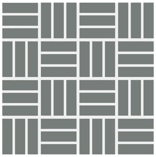 Daltile Color Wheel Mosaic - Suede Gray 1 x 3LWMS (Per Carton)