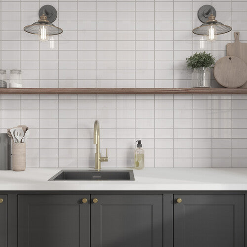Daltile Vitruvian - Light Grey Glossy 6 x 6 (Full Pallet)