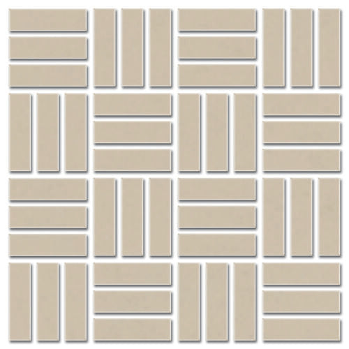 Daltile Color Wheel Mosaic - Urban Putty 1 x 3LWMS (Per Carton)
