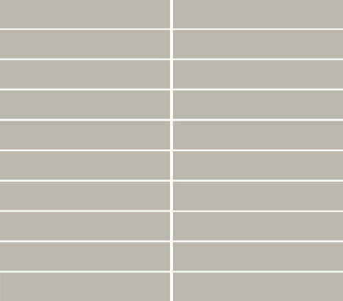 Daltile Color Wheel Mosaic Polished - Desert Gray 1 x 6 (Per Carton)
